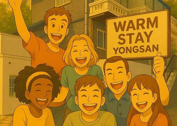 Warmstay Yongsan Family Ferienhaus *